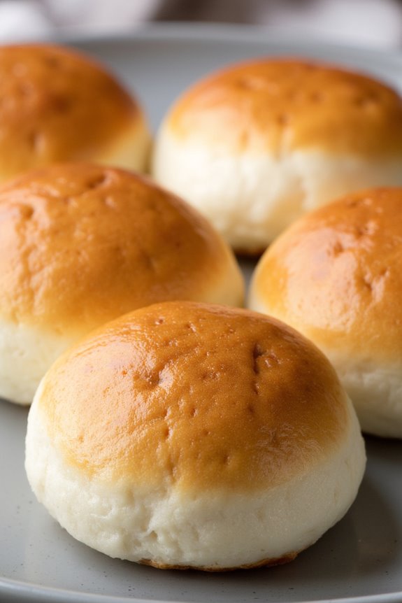 coconut cream filled buns