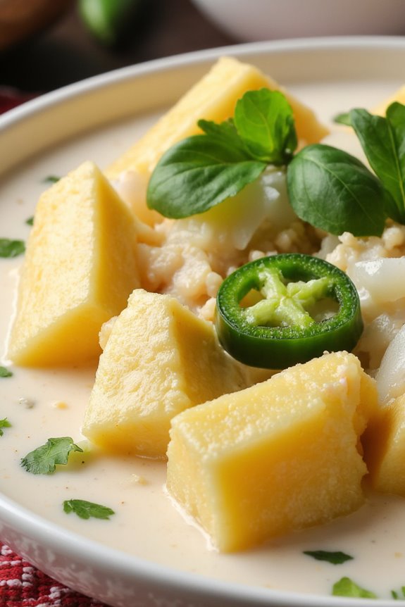 coconut jackfruit comfort dish