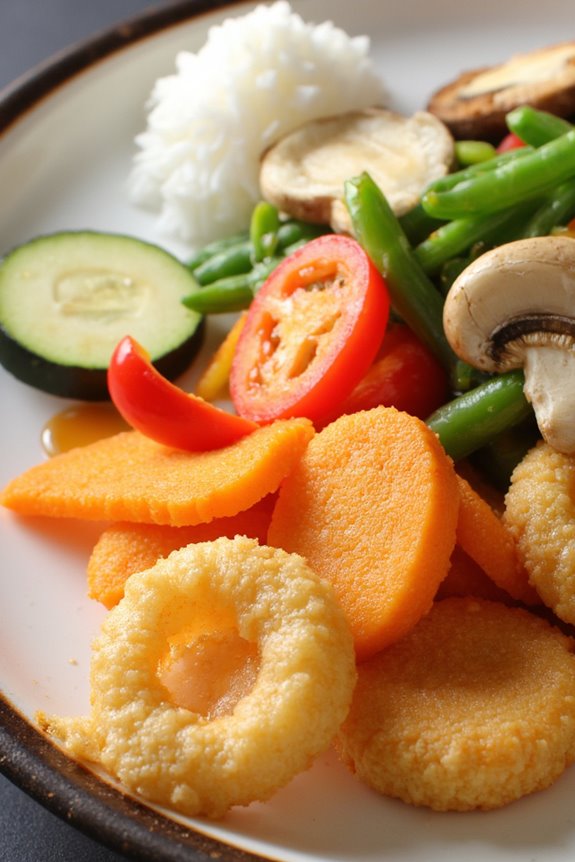 colorful crispy vegetable delight