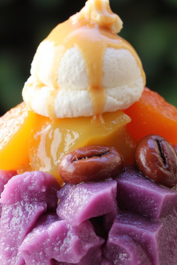 colorful filipino shaved ice