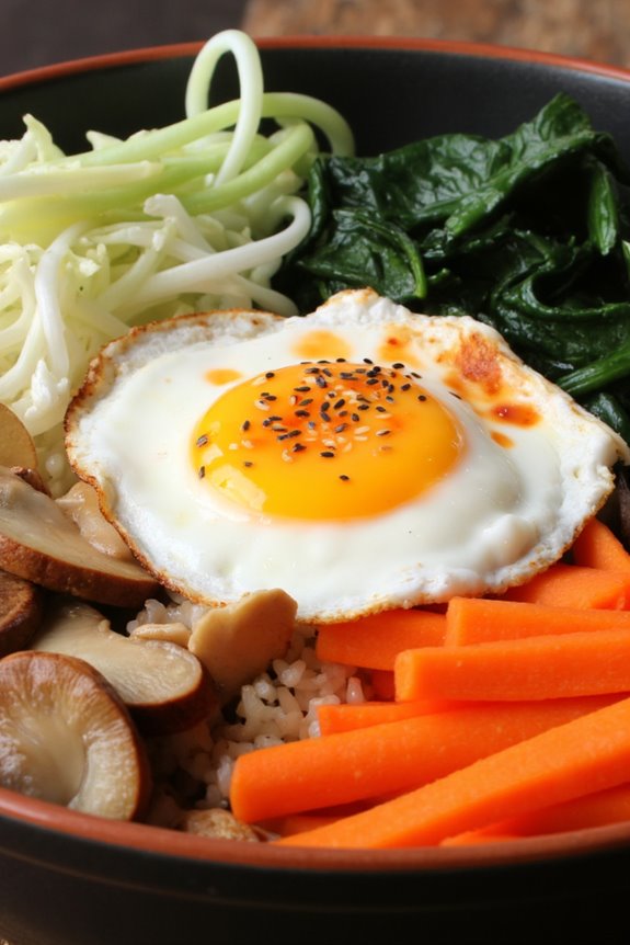 colorful mixed rice bowl