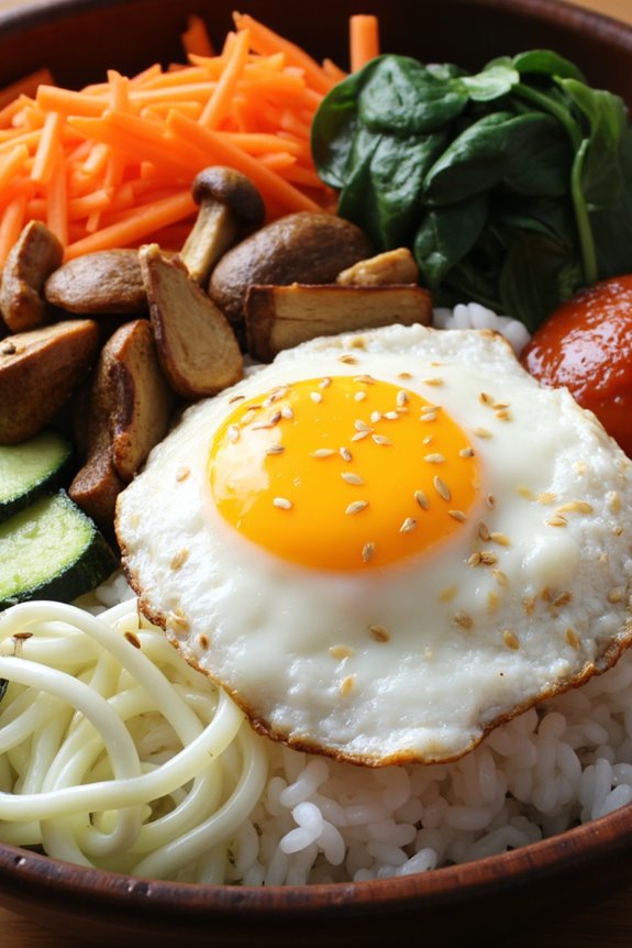 colorful mixed rice bowl