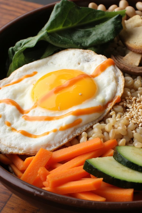 colorful nutritious customizable rice bowl