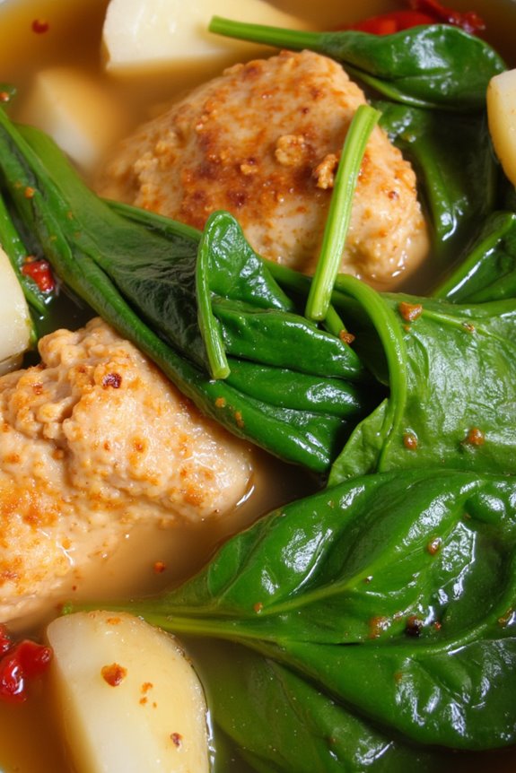 comforting chicken soup dish