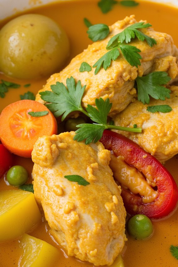 comforting coconut chicken curry