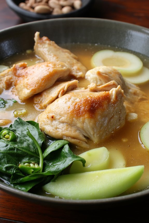 comforting flavorful chicken soup