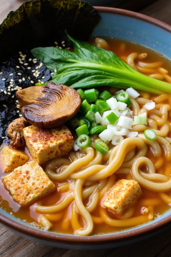 comforting hearty noodle soup