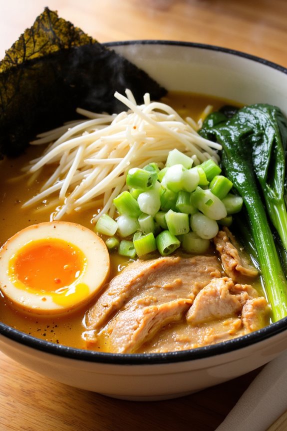 comforting japanese chicken noodles