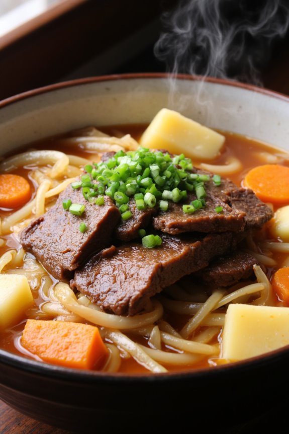 comforting japanese meat stew