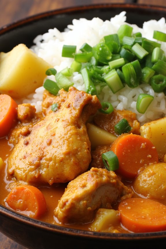 comforting rice bowl dish