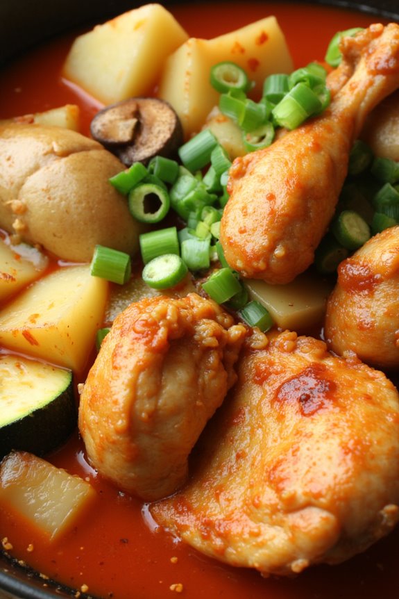 comforting spicy chicken stew
