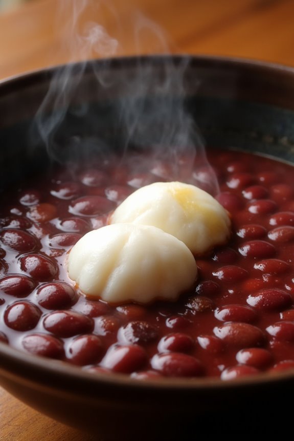 comforting sweet bean soup