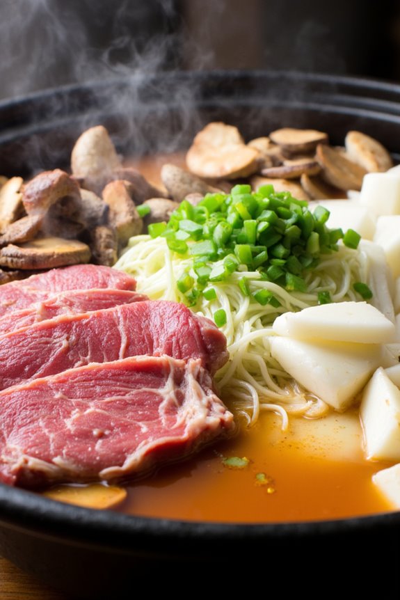 communal korean hot pot experience