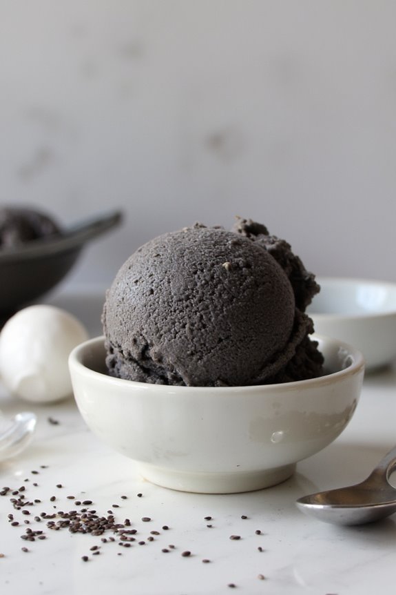 creamy black sesame delight