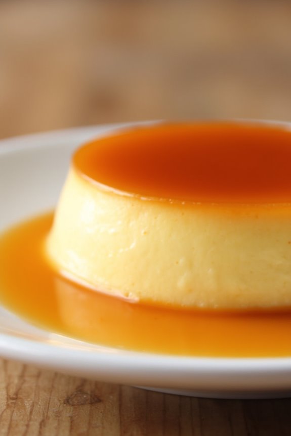creamy caramel custard dessert