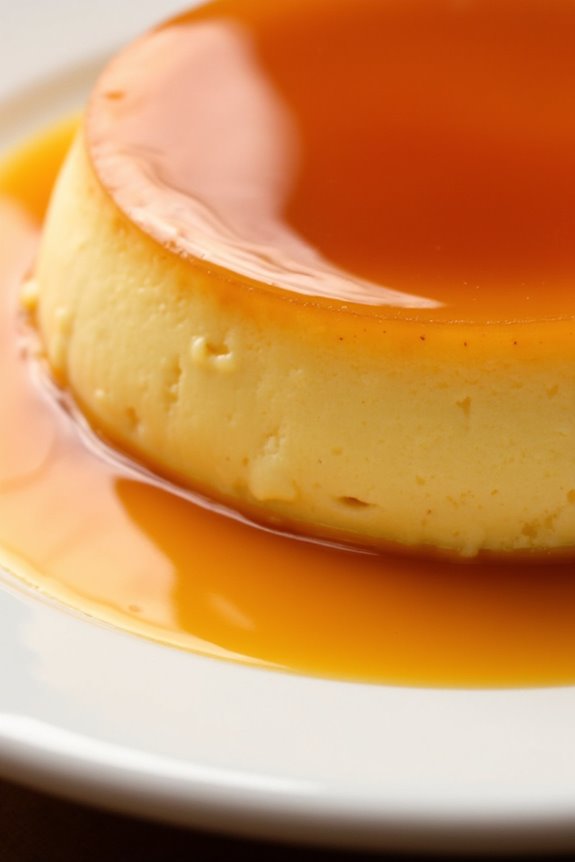 creamy caramel custard dessert