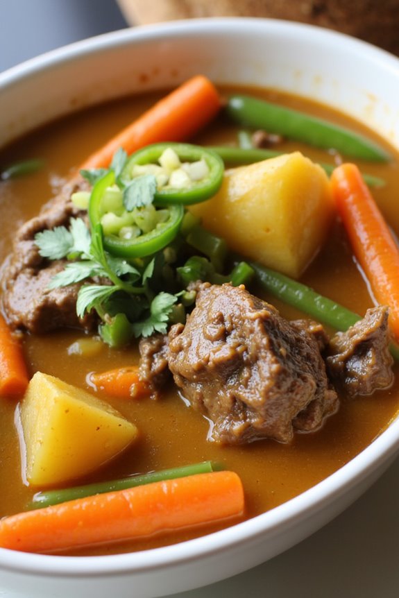 creamy coconut beef stew