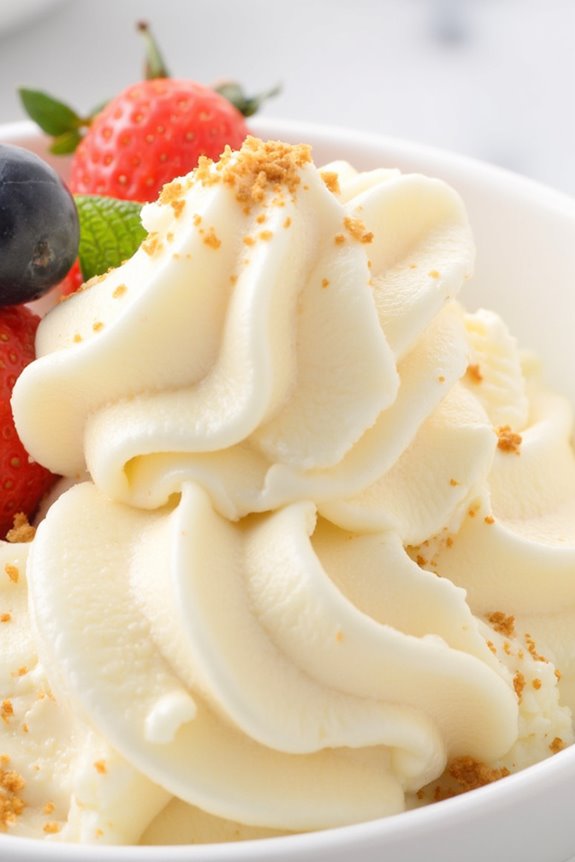 creamy japanese cheesecake ice cream