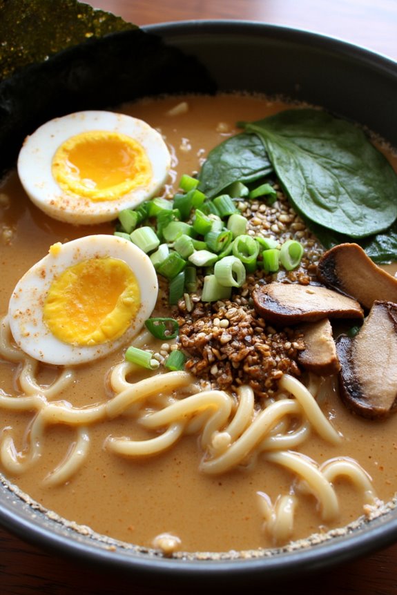 creamy miso ramen delight
