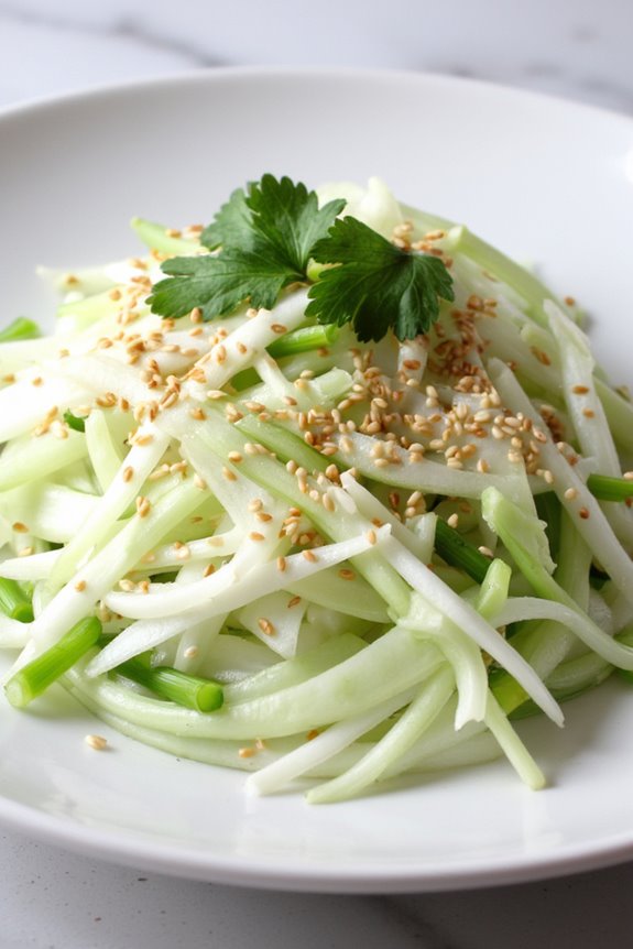 crisp vibrant japanese salad