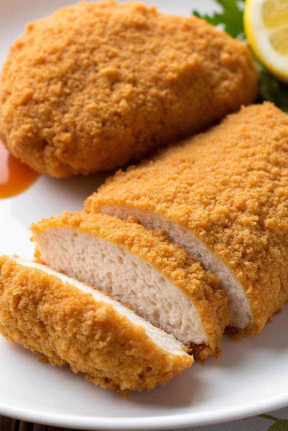 crispy breaded chicken delight