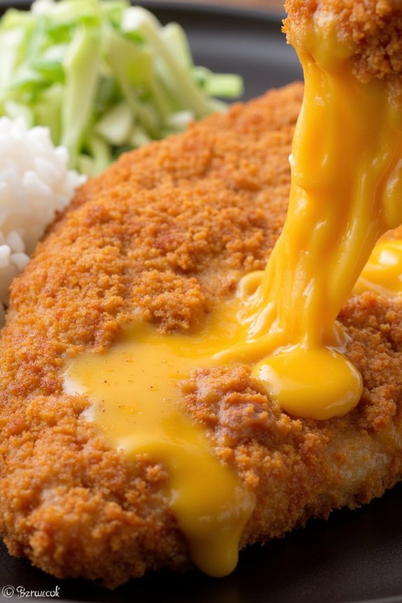 crispy cheesy pork delight