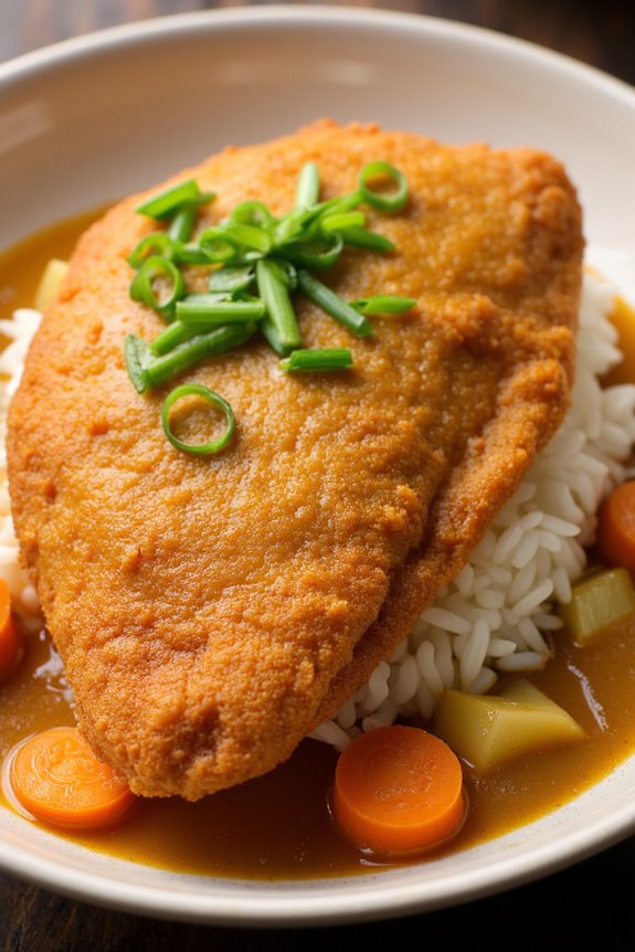 crispy chicken curry delight