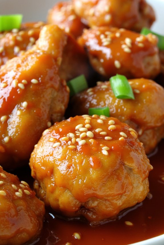 crispy chicken with orange sauce