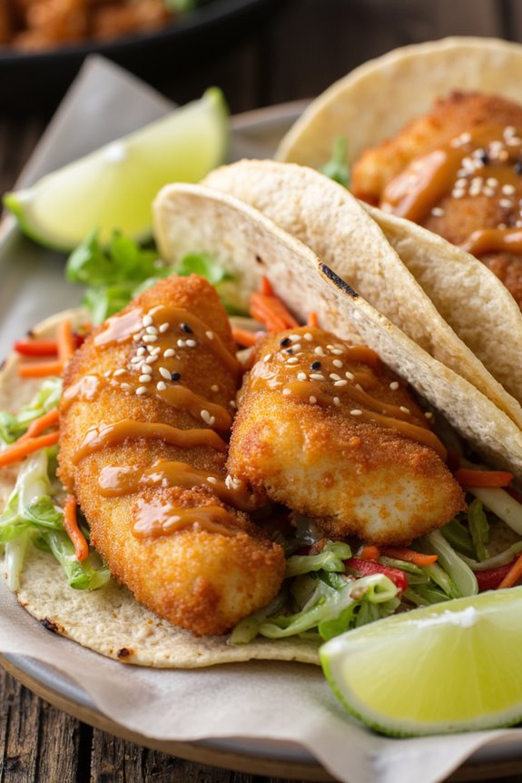 crispy fish taco delight