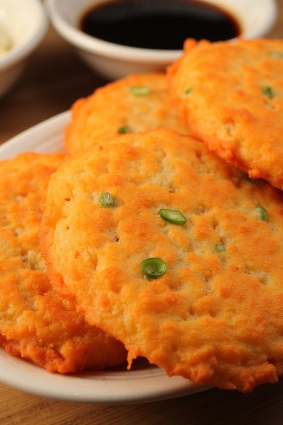 crispy flavorful carrot pancakes