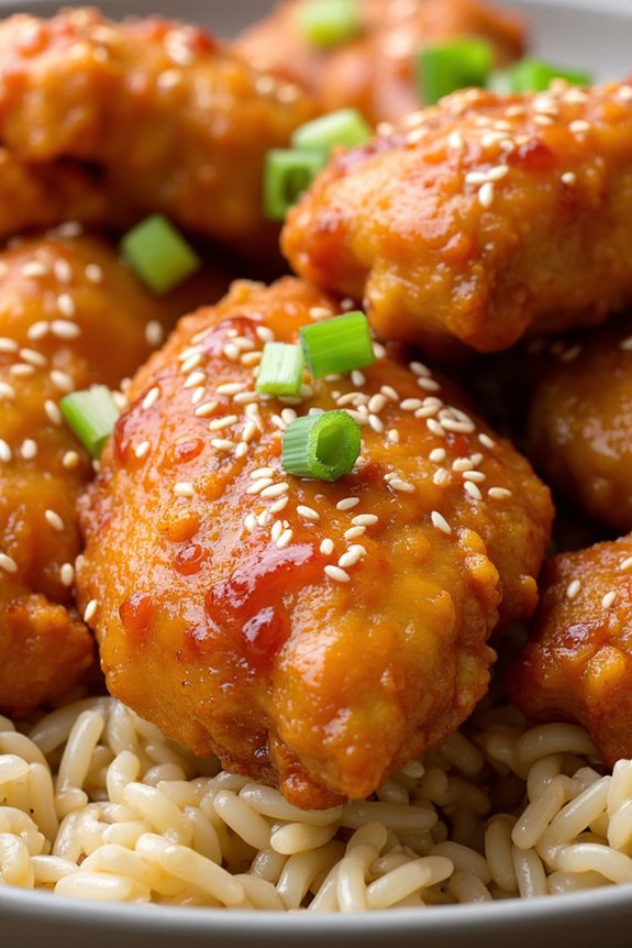 crispy healthy orange chicken