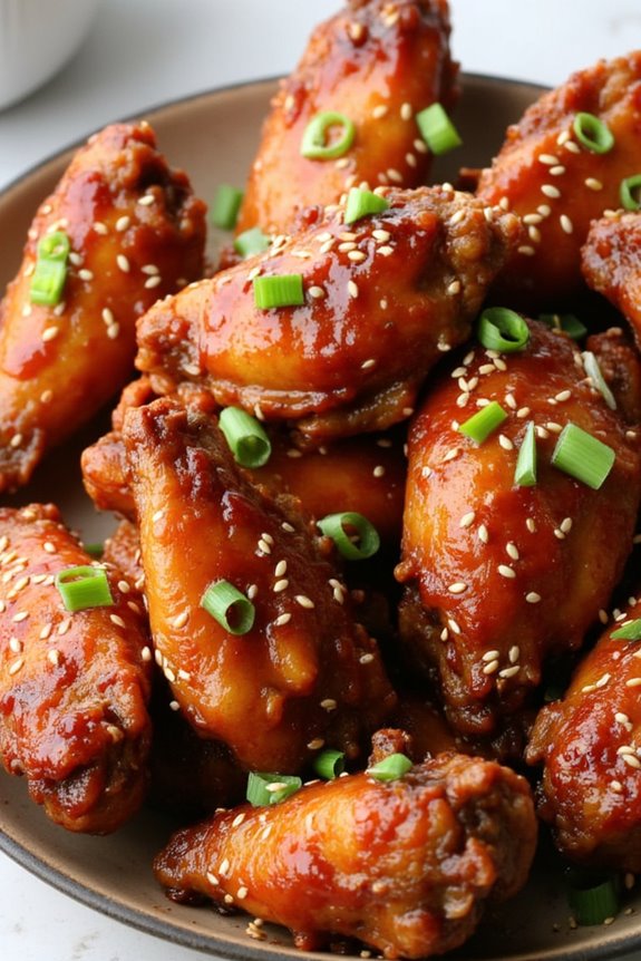 crispy honey soy wings