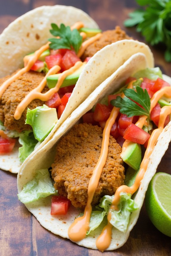 crispy katsu taco fusion