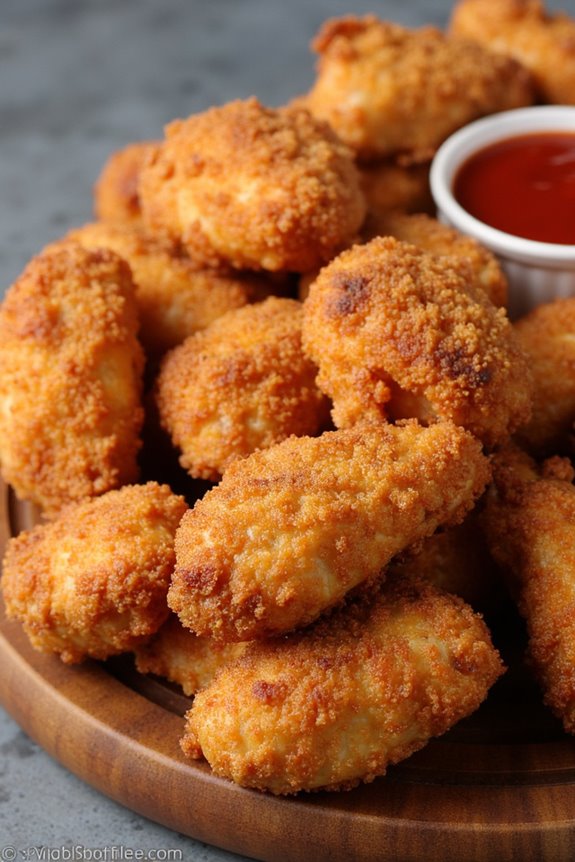 crispy marinated chicken bites