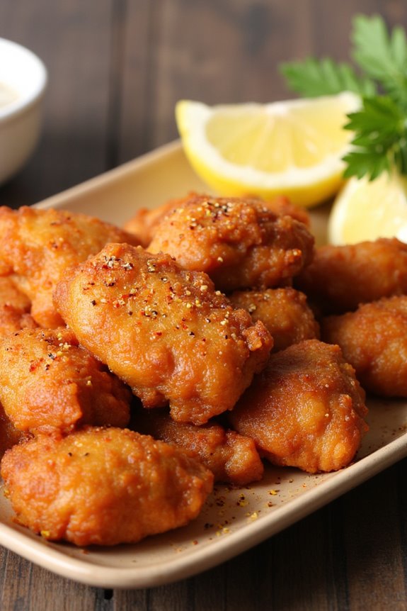 crispy marinated fried chicken