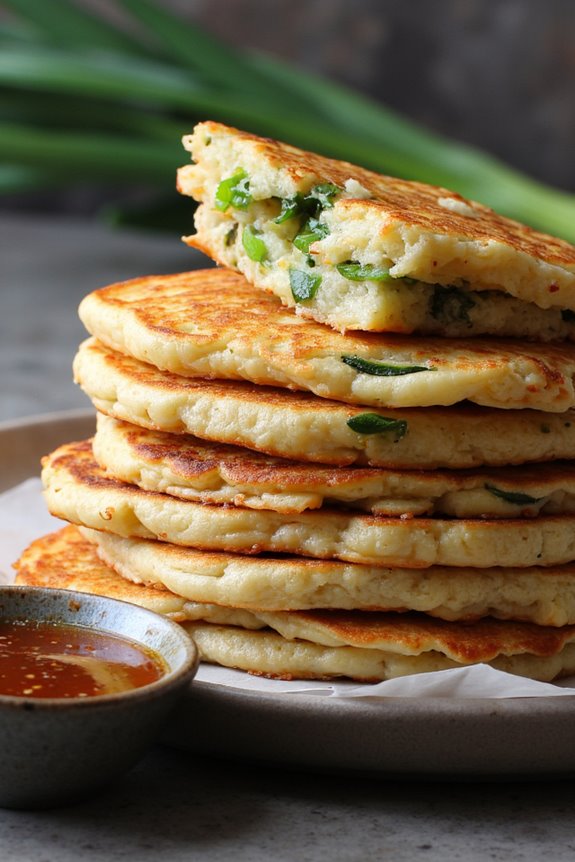 crispy scallion pancakes recipe