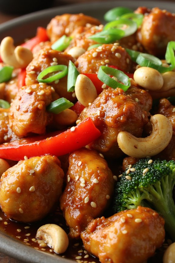 crispy sesame chicken delight