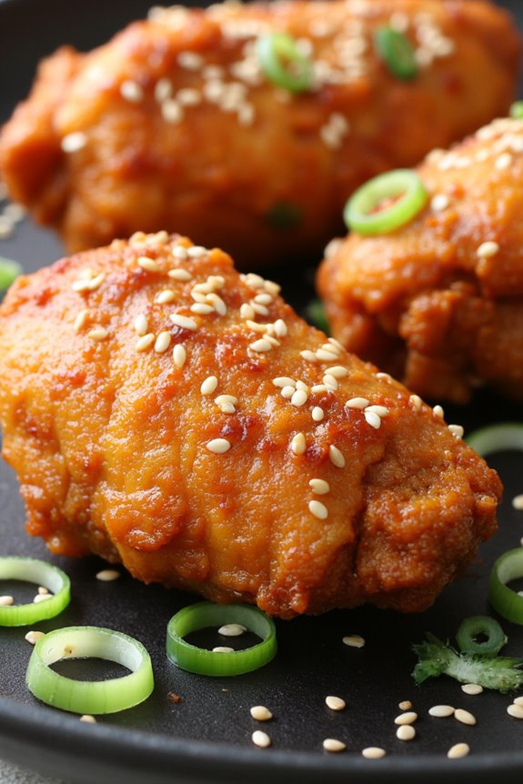 crispy sesame ginger chicken