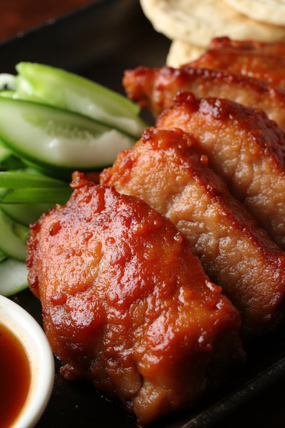 crispy succulent peking duck