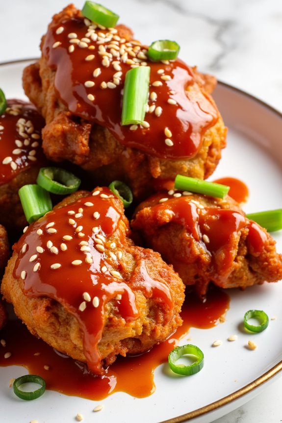 crispy sweet flavorful chicken