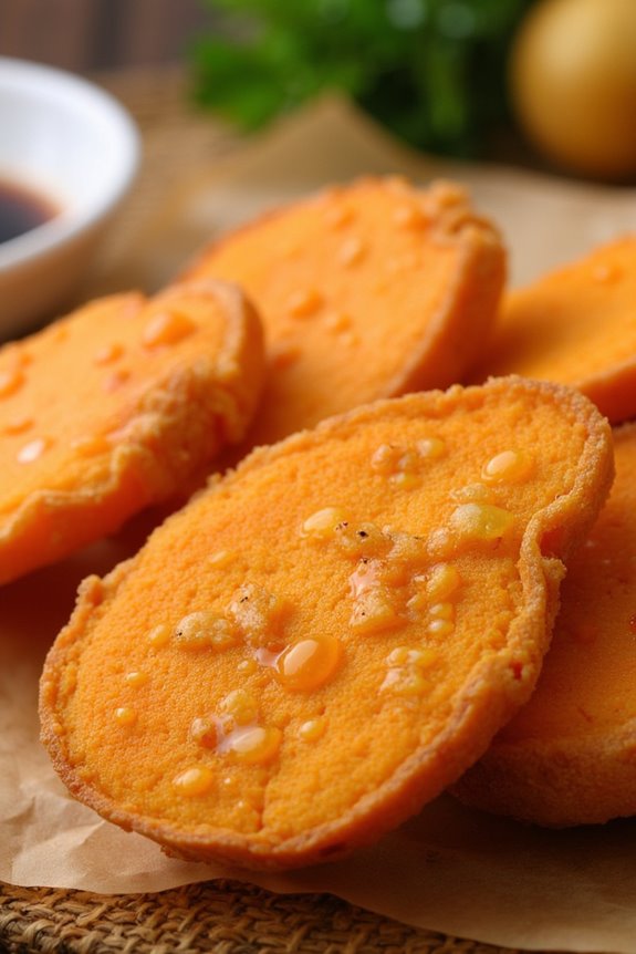 crispy sweet potato tempura