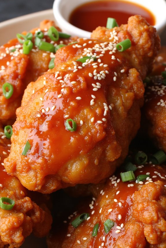 crispy sweet spicy chicken