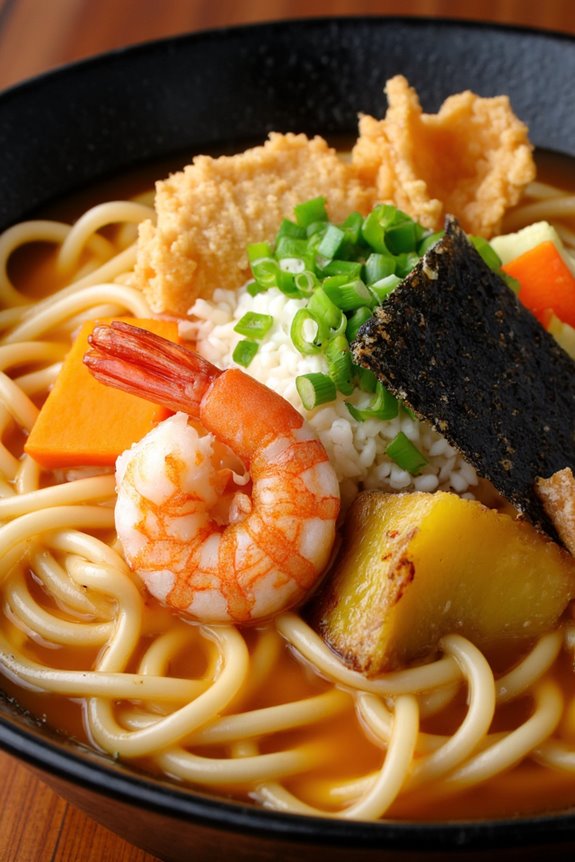 crispy tempura chewy udon