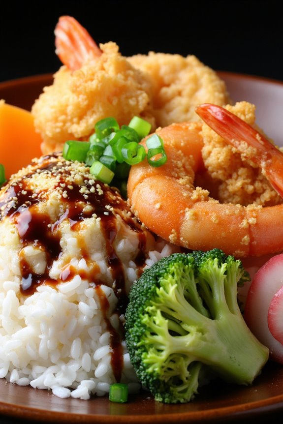 crispy tempura rice bowl