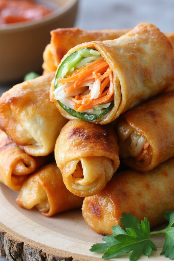 crispy vegetable rolls recipe