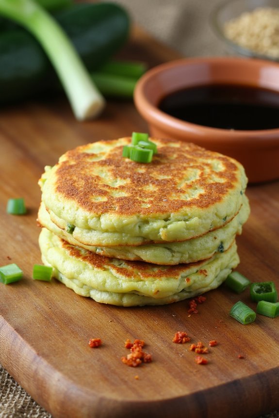 crispy zucchini pancake recipe