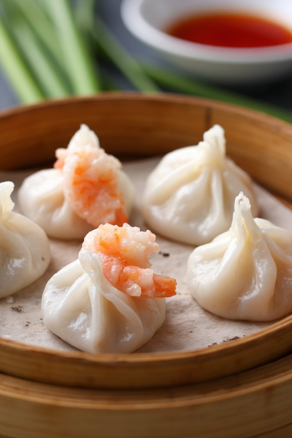 delicate shrimp dumplings delight