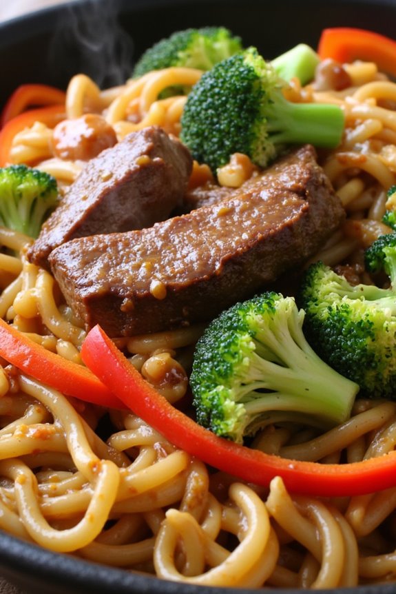 delicious beef and broccoli