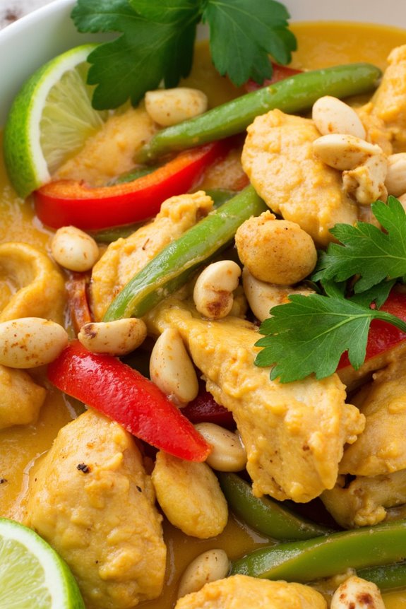 delicious coconut chicken curry