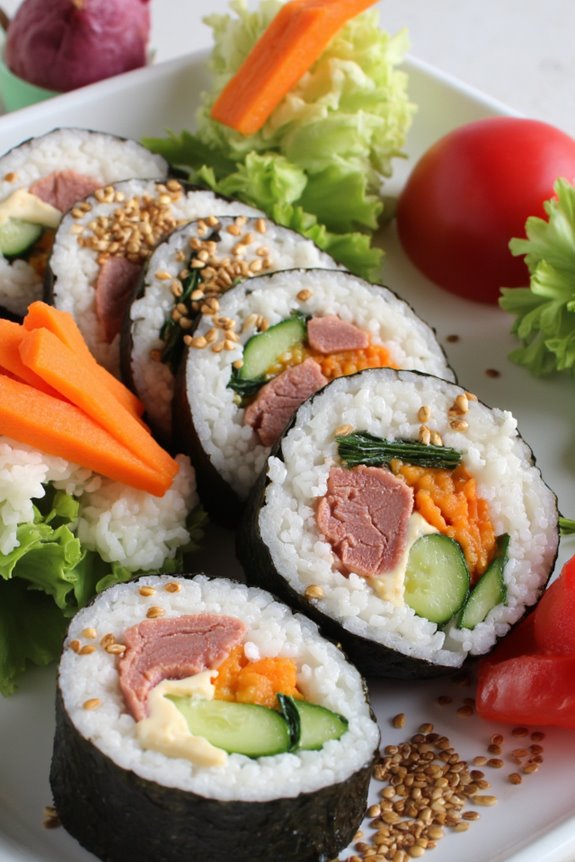 delicious customizable tuna gimbap